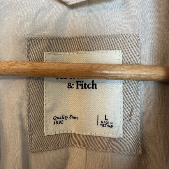 NWT Abercrombie & Fitch Open front Drapey blazer L - Picture 8 of 11